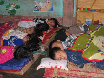 Children napping 
